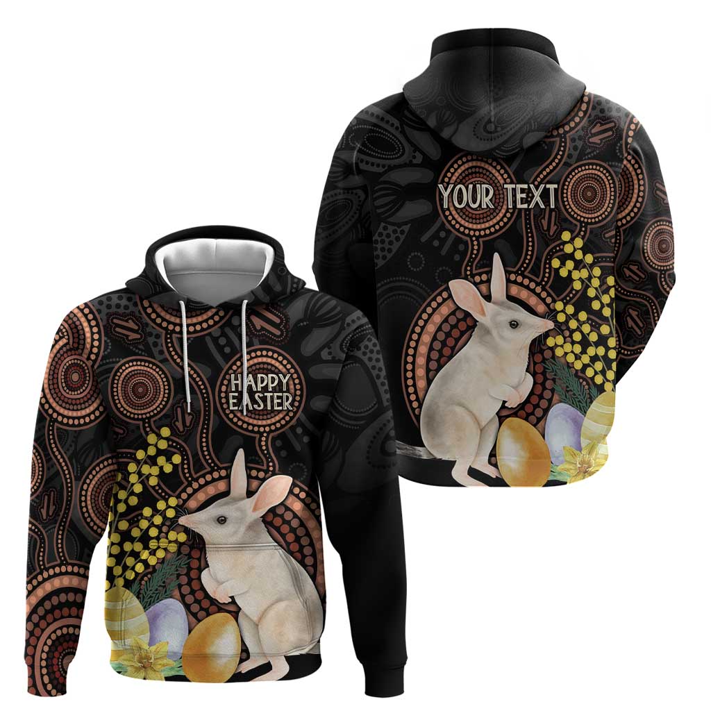 Australia Easter Indigenous Personalized Zip Hoodie Cute Easter Bilby