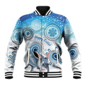 Australia Easter Indigenous Baseball Jacket Bilby Happy Easter