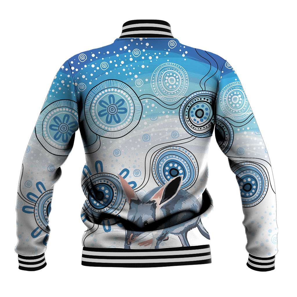 Australia Easter Indigenous Baseball Jacket Bilby Happy Easter