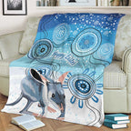 Australia Easter Indigenous Blanket Bilby Happy Easter