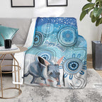 Australia Easter Indigenous Blanket Bilby Happy Easter