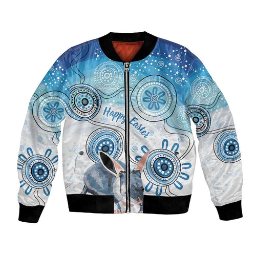 Australia Easter Indigenous Bomber Jacket Bilby Happy Easter