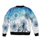 Australia Easter Indigenous Bomber Jacket Bilby Happy Easter
