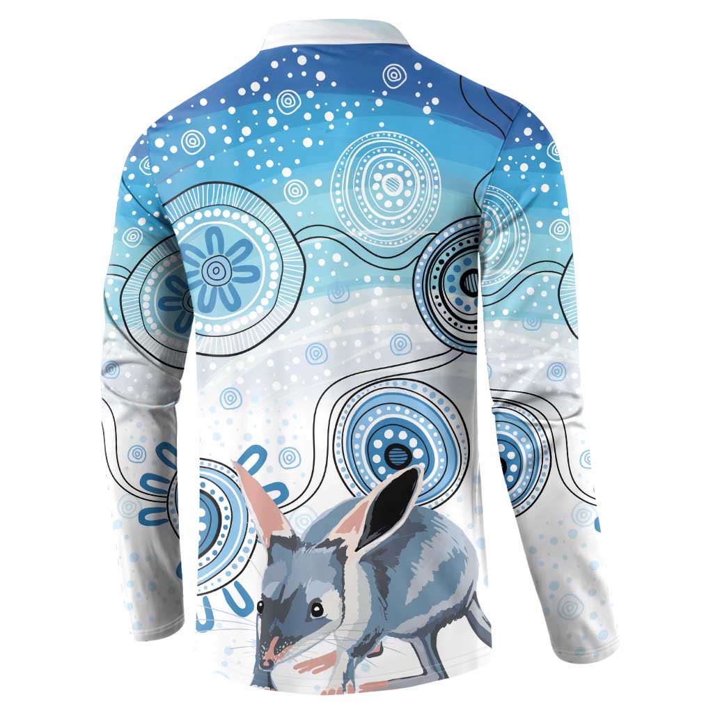 Australia Easter Indigenous Button Sweatshirt Bilby Happy Easter