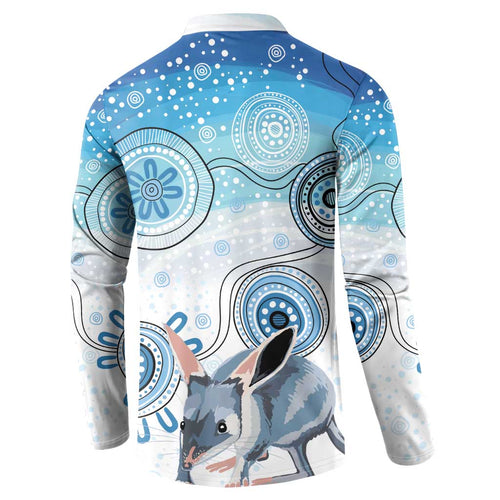 Australia Easter Indigenous Button Sweatshirt Bilby Happy Easter