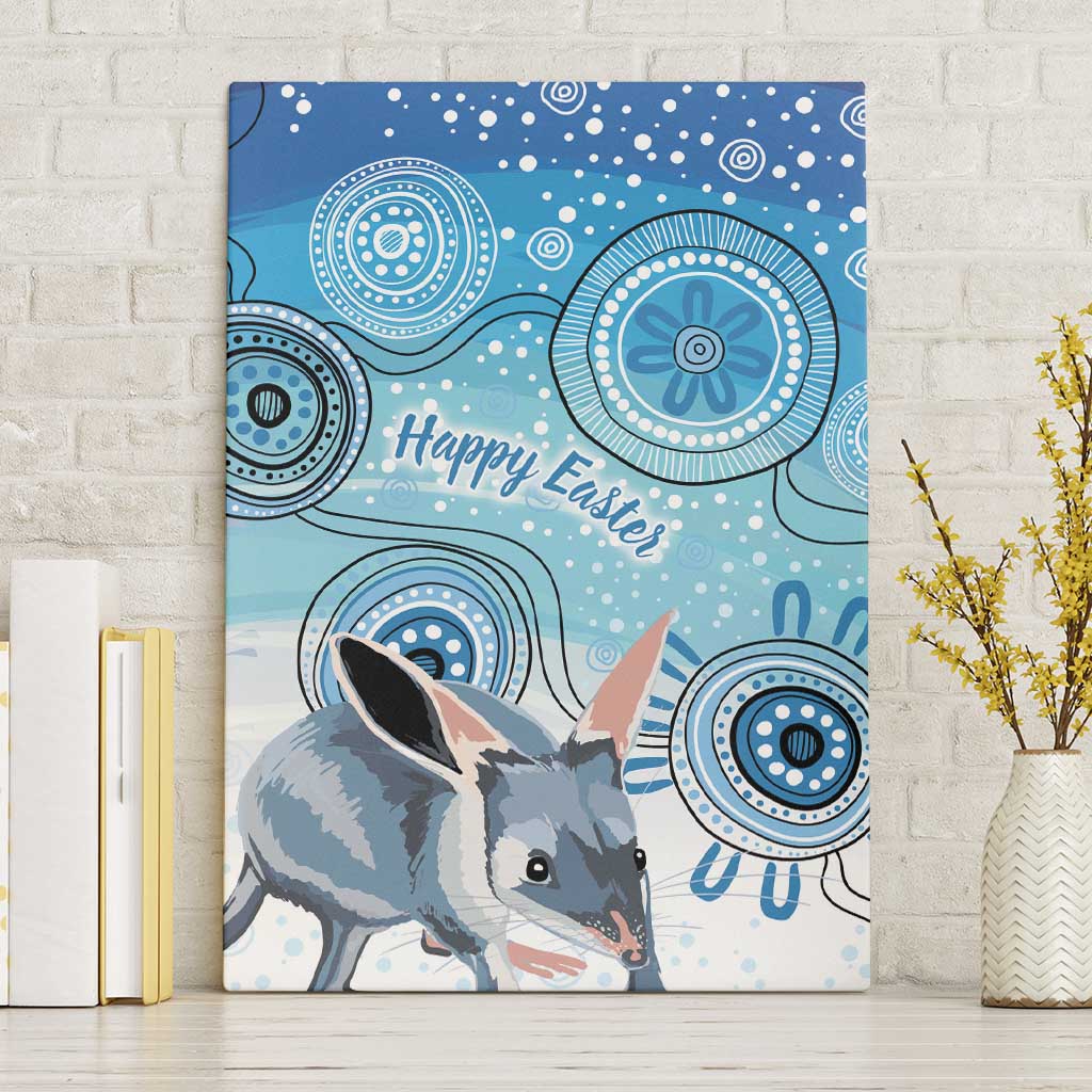 Australia Easter Indigenous Canvas Wall Art Bilby Happy Easter