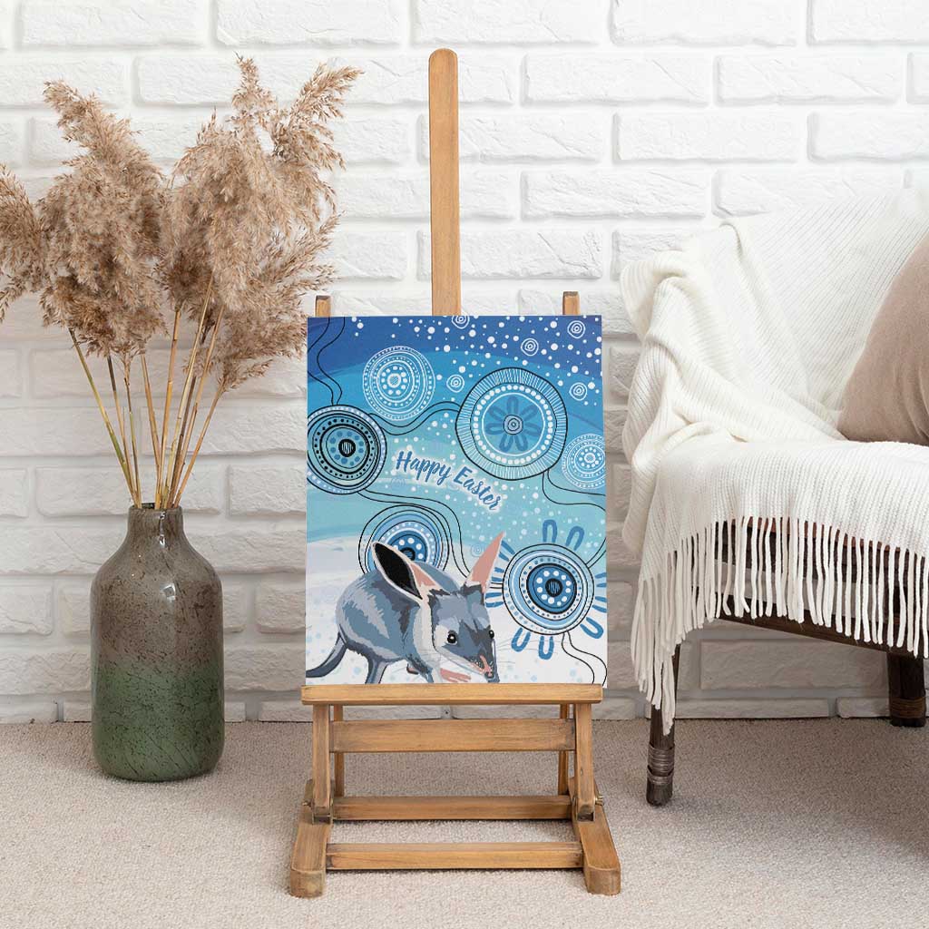 Australia Easter Indigenous Canvas Wall Art Bilby Happy Easter