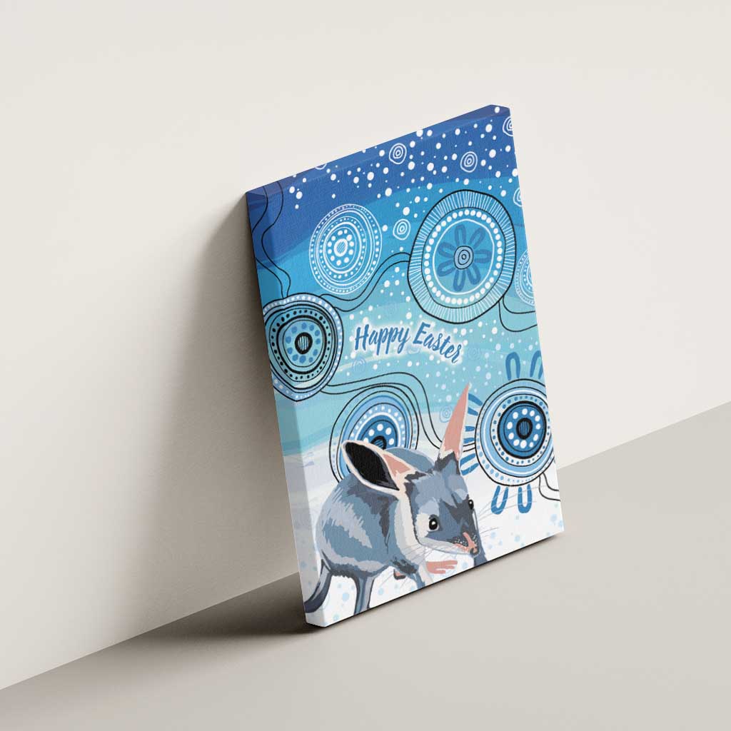 Australia Easter Indigenous Canvas Wall Art Bilby Happy Easter