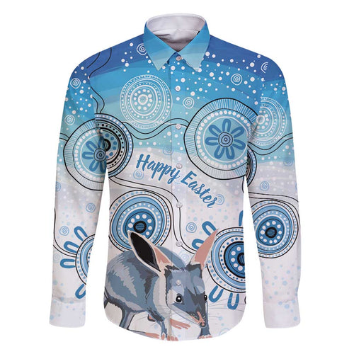 Australia Easter Indigenous Family Matching Long Sleeve Bodycon Dress and Hawaiian Shirt Bilby Happy Easter