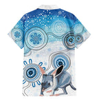 Australia Easter Indigenous Family Matching Mermaid Dress and Hawaiian Shirt Bilby Happy Easter