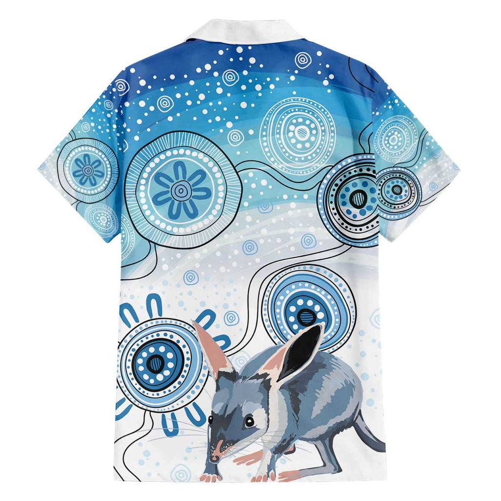 Australia Easter Indigenous Family Matching Off The Shoulder Long Sleeve Dress and Hawaiian Shirt Bilby Happy Easter