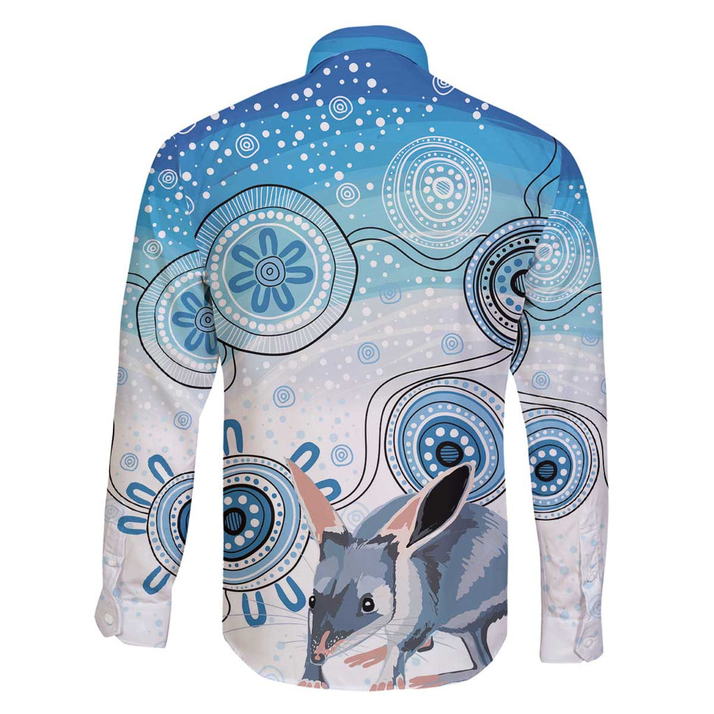 Australia Easter Indigenous Family Matching Off The Shoulder Long Sleeve Dress and Hawaiian Shirt Bilby Happy Easter
