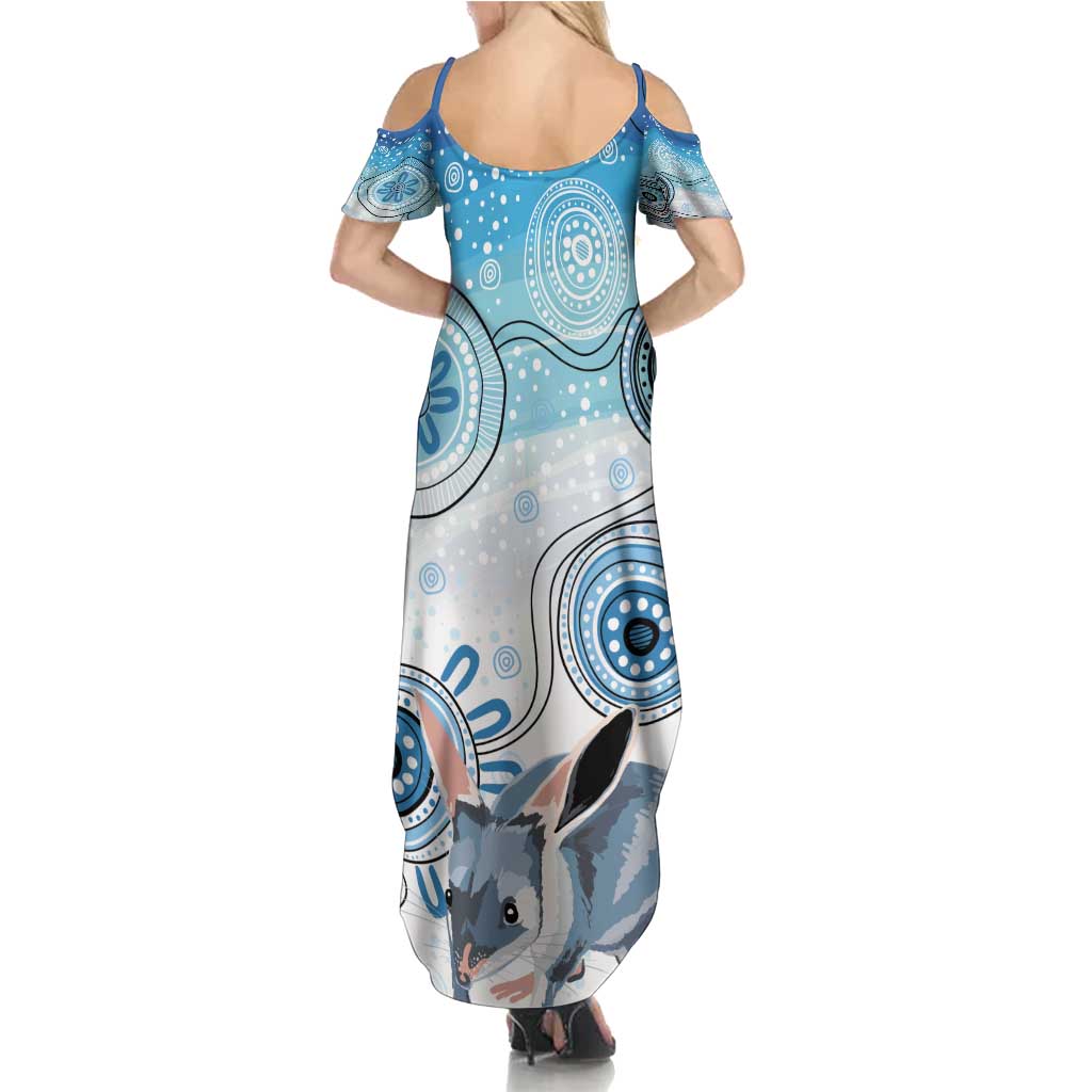 Australia Easter Indigenous Family Matching Summer Maxi Dress and Hawaiian Shirt Bilby Happy Easter