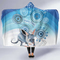 Australia Easter Indigenous Hooded Blanket Bilby Happy Easter