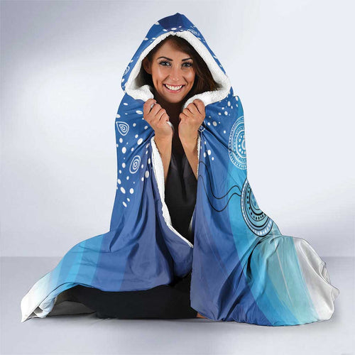 Australia Easter Indigenous Hooded Blanket Bilby Happy Easter