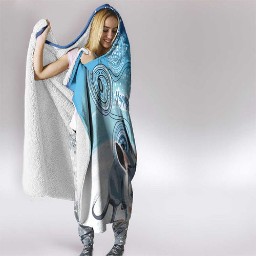 Australia Easter Indigenous Hooded Blanket Bilby Happy Easter