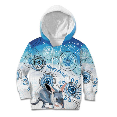 Australia Easter Indigenous Kid Hoodie Bilby Happy Easter