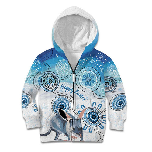 Australia Easter Indigenous Kid Hoodie Bilby Happy Easter