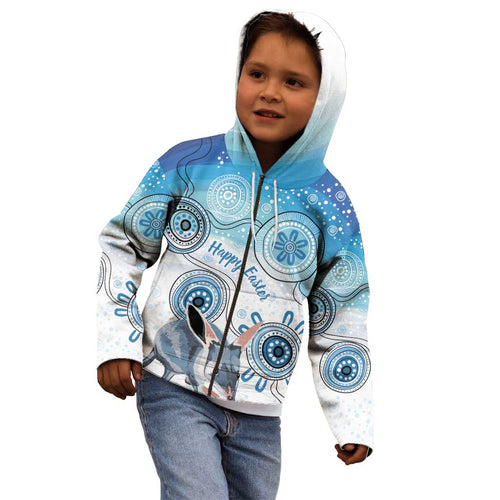 Australia Easter Indigenous Kid Hoodie Bilby Happy Easter