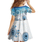 Australia Easter Indigenous Kid Short Sleeve Dress Bilby Happy Easter