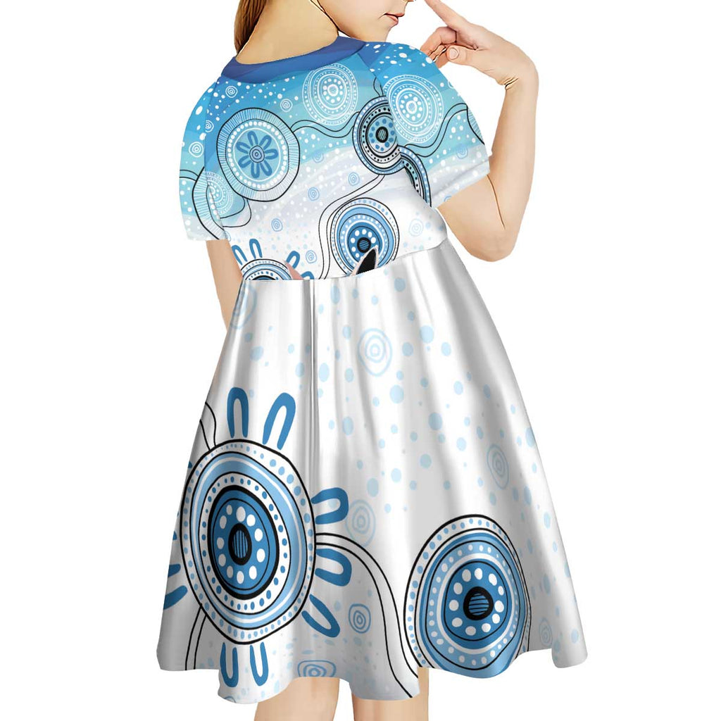 Australia Easter Indigenous Kid Short Sleeve Dress Bilby Happy Easter
