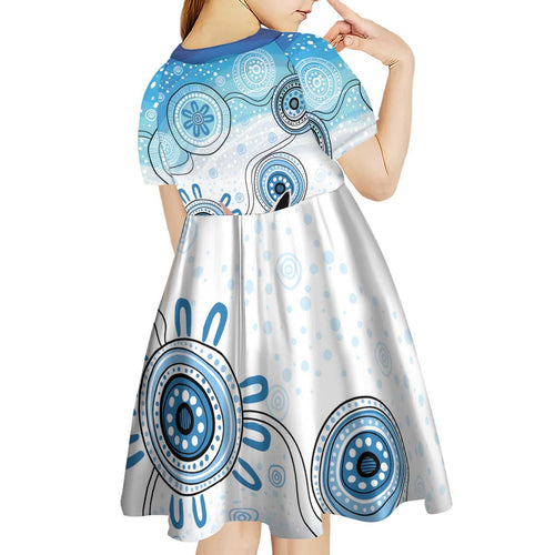 Australia Easter Indigenous Kid Short Sleeve Dress Bilby Happy Easter