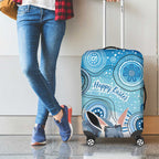 Australia Easter Indigenous Luggage Cover Bilby Happy Easter