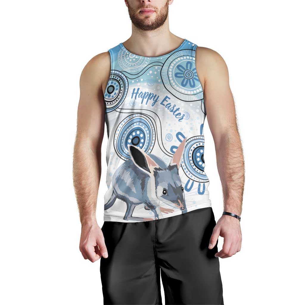 Australia Easter Indigenous Men Tank Top Bilby Happy Easter