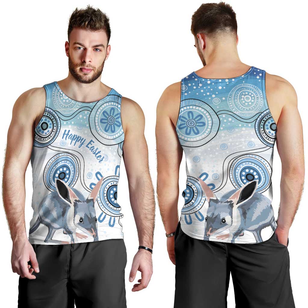 Australia Easter Indigenous Men Tank Top Bilby Happy Easter