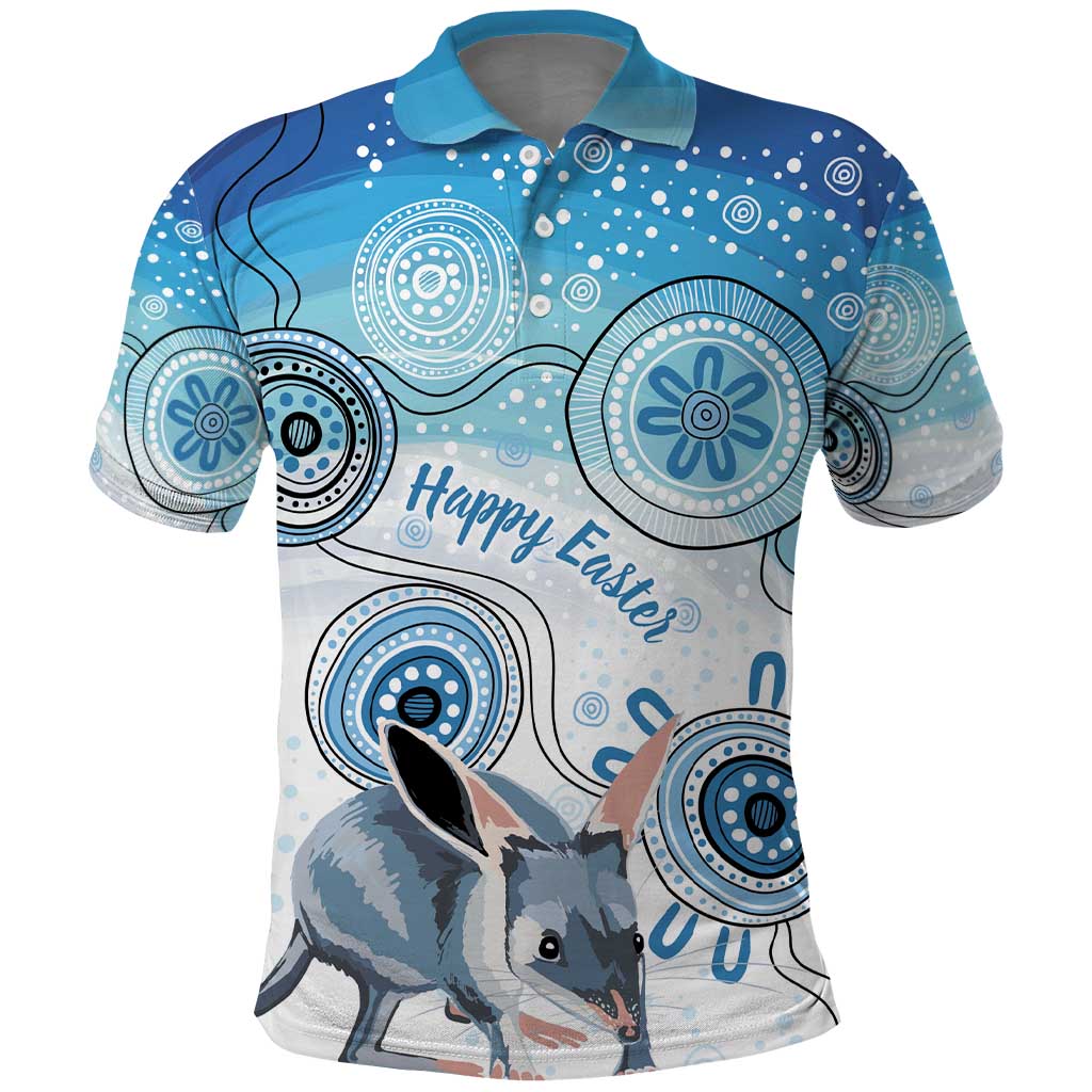 Australia Easter Indigenous Polo Shirt Bilby Happy Easter