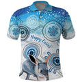 Australia Easter Indigenous Polo Shirt Bilby Happy Easter