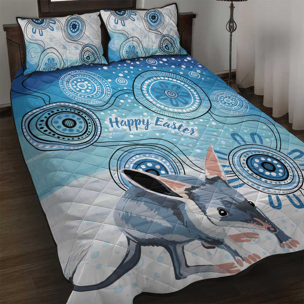 Australia Easter Indigenous Quilt Bed Set Bilby Happy Easter