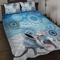Australia Easter Indigenous Quilt Bed Set Bilby Happy Easter