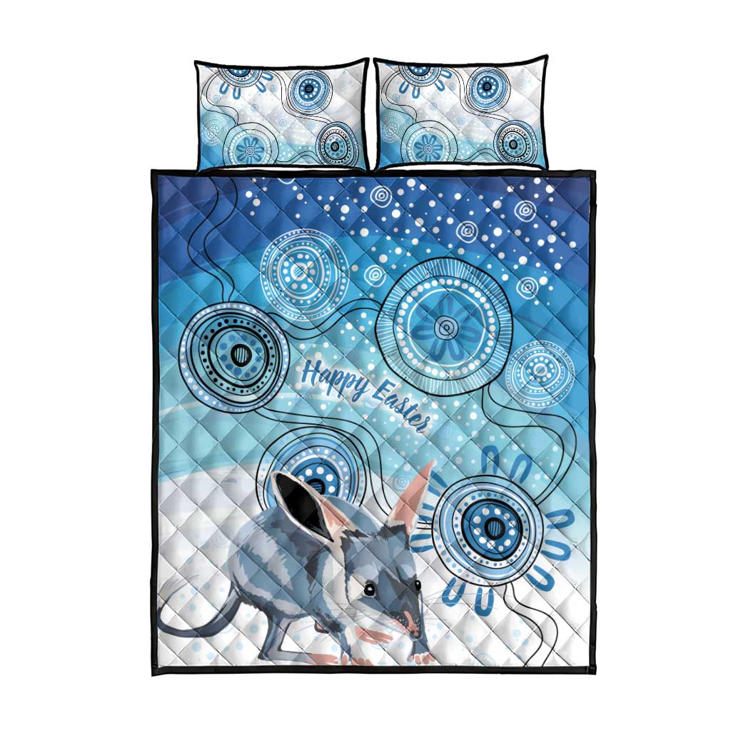 Australia Easter Indigenous Quilt Bed Set Bilby Happy Easter