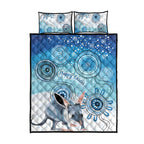 Australia Easter Indigenous Quilt Bed Set Bilby Happy Easter