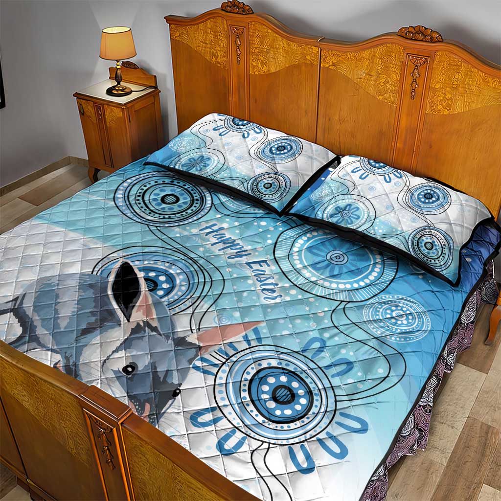 Australia Easter Indigenous Quilt Bed Set Bilby Happy Easter