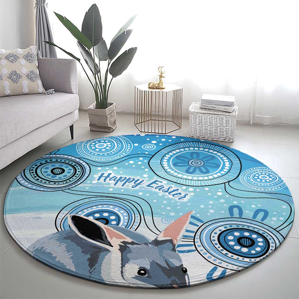 Australia Easter Indigenous Round Carpet Bilby Happy Easter