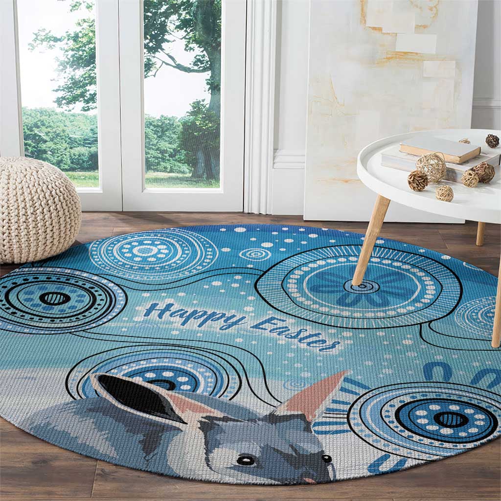Australia Easter Indigenous Round Carpet Bilby Happy Easter