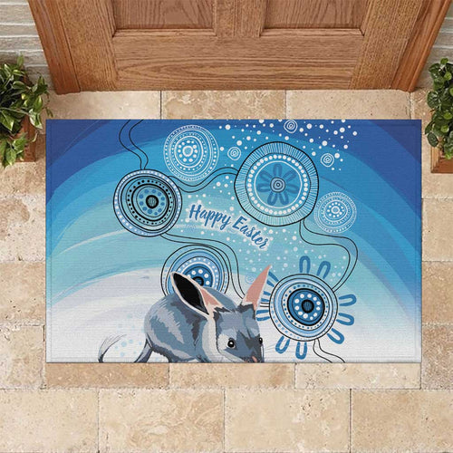 Australia Easter Indigenous Rubber Doormat Bilby Happy Easter