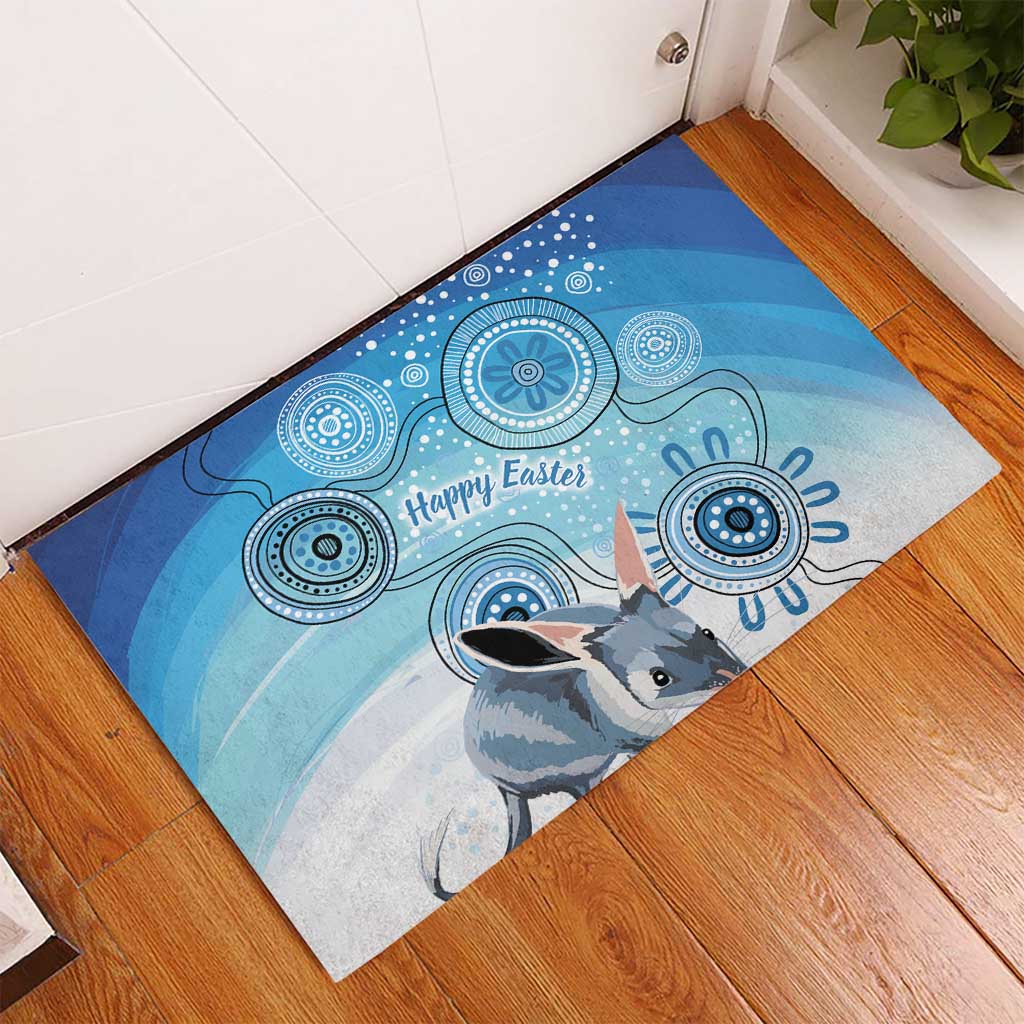 Australia Easter Indigenous Rubber Doormat Bilby Happy Easter