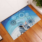 Australia Easter Indigenous Rubber Doormat Bilby Happy Easter