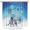 Australia Easter Indigenous Shower Curtain Bilby Happy Easter
