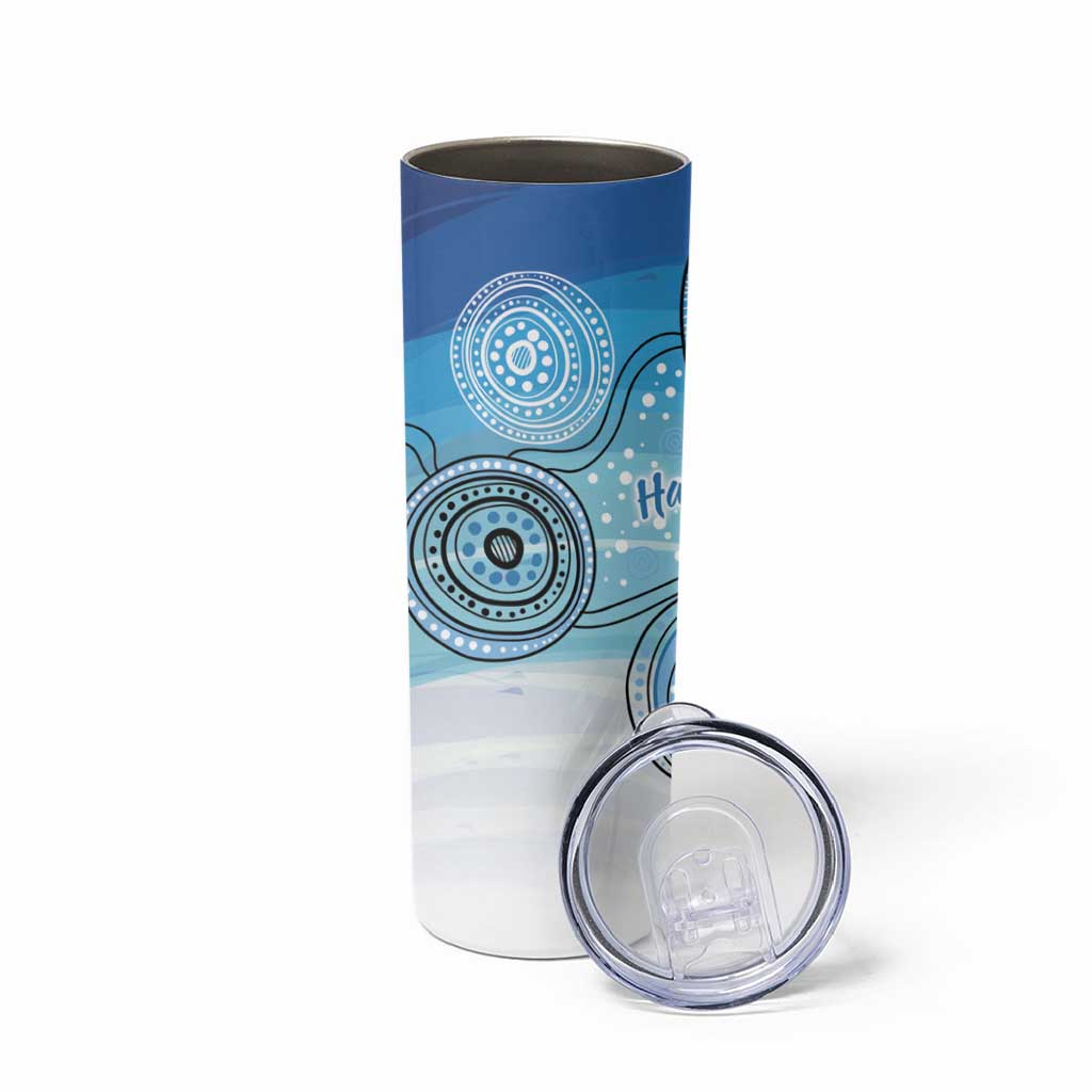 Australia Easter Indigenous Skinny Tumbler Bilby Happy Easter