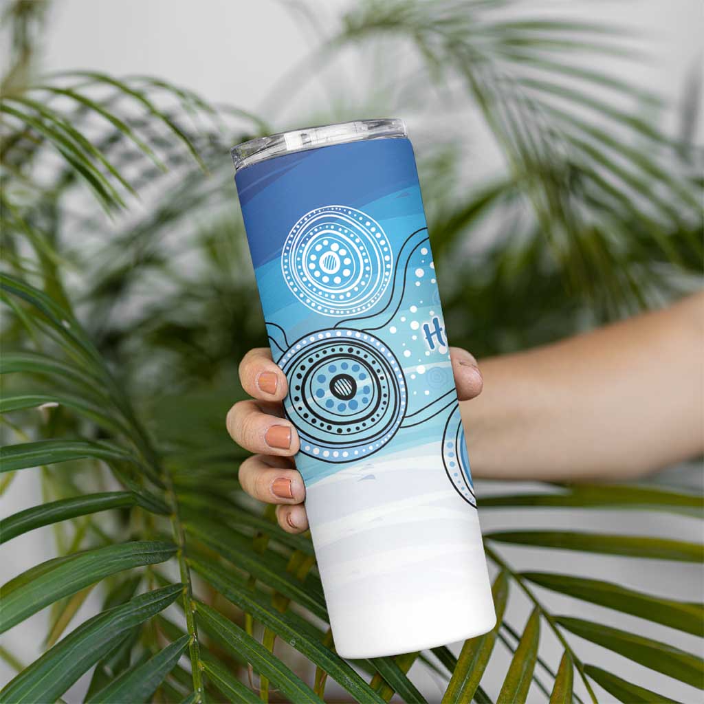 Australia Easter Indigenous Skinny Tumbler Bilby Happy Easter