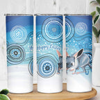 Australia Easter Indigenous Skinny Tumbler Bilby Happy Easter