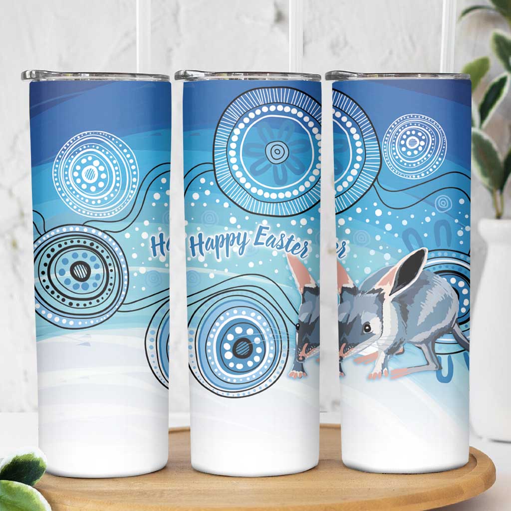 Australia Easter Indigenous Skinny Tumbler Bilby Happy Easter