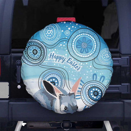 Australia Easter Indigenous Spare Tire Cover Bilby Happy Easter