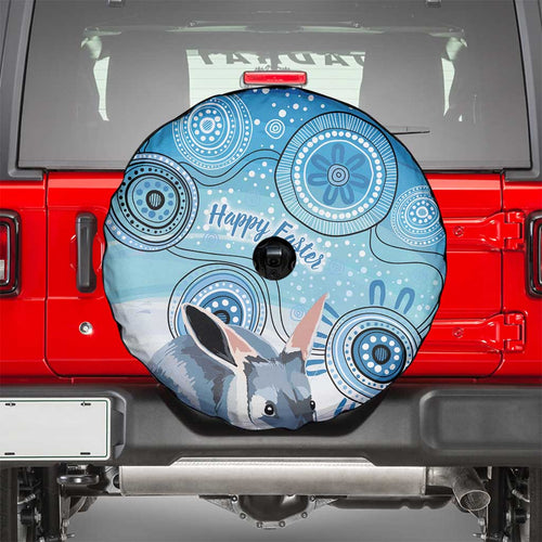 Australia Easter Indigenous Spare Tire Cover Bilby Happy Easter