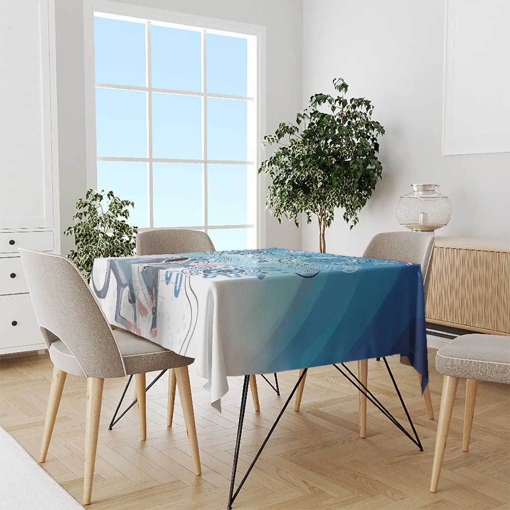 Australia Easter Indigenous Tablecloth Bilby Happy Easter