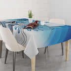 Australia Easter Indigenous Tablecloth Bilby Happy Easter
